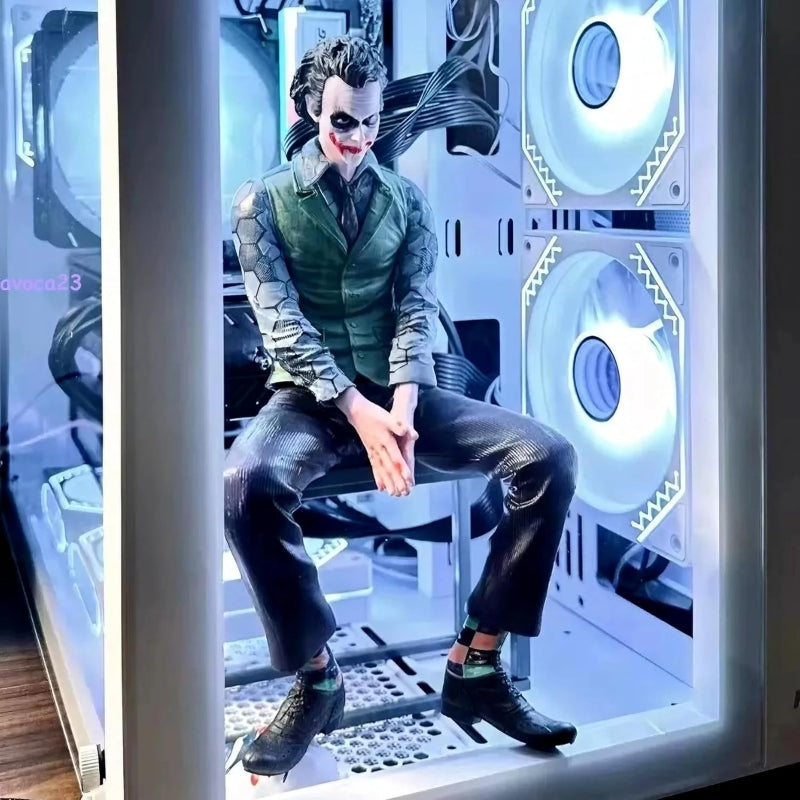 Joker....Heath Ledger Clown Sitting Ornament - Rearviw, Roof Pendant Car Rear Exterior Ornaments