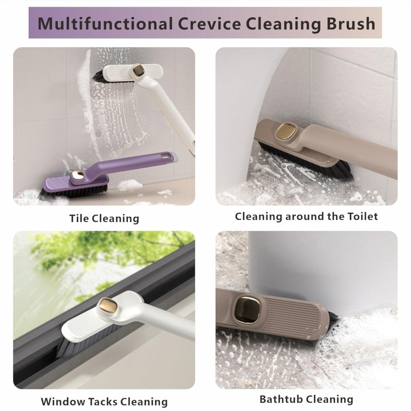 2in1 multi-function rotating crevice cleaning brush