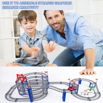 Electric rail car set