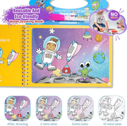 Reusable magical water books for children