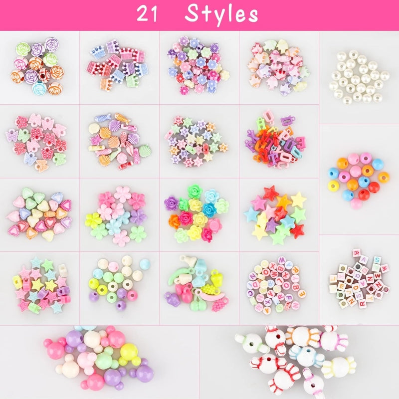 kids threads beads set art and craft  jewelry