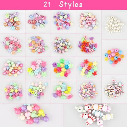 kids threads beads set art and craft  jewelry