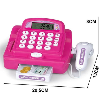 Kids cash register set with accessories