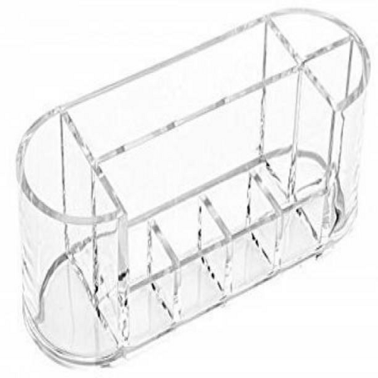 Acrylic cosmetic box makeup brushes lipstick holder