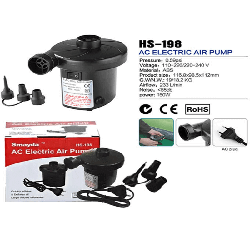 Ac electric vacuum air pump