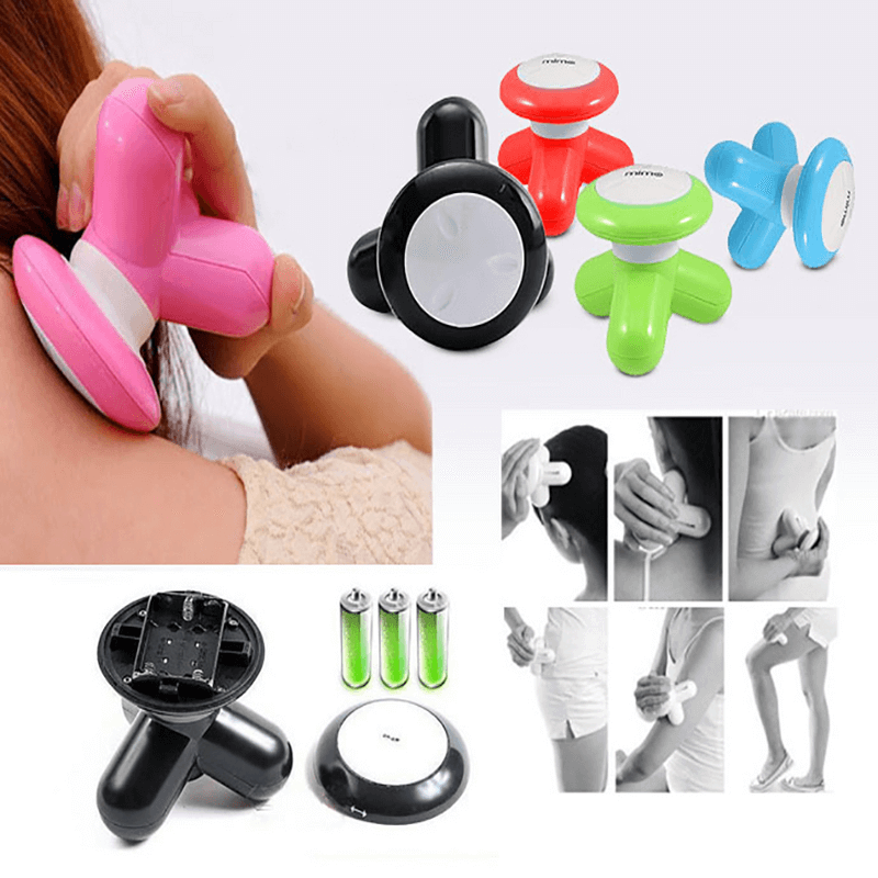 Mini portable massager handled full body massage relaxation