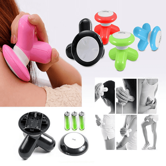 Mini portable massager handled full body massage relaxation