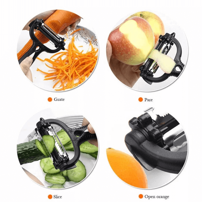 360 degree rotary kitchen tool vegetable fruit peeler