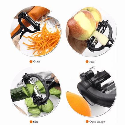 360 degree rotary kitchen tool vegetable fruit peeler