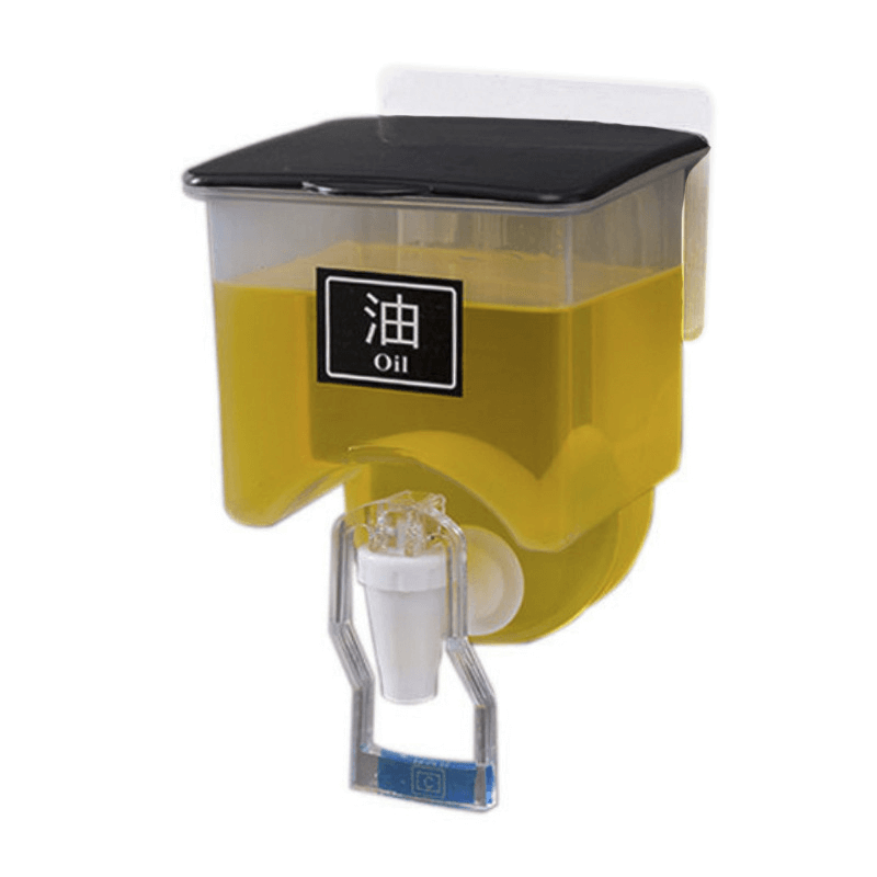 Kitchen wall-mounted oil dispenser