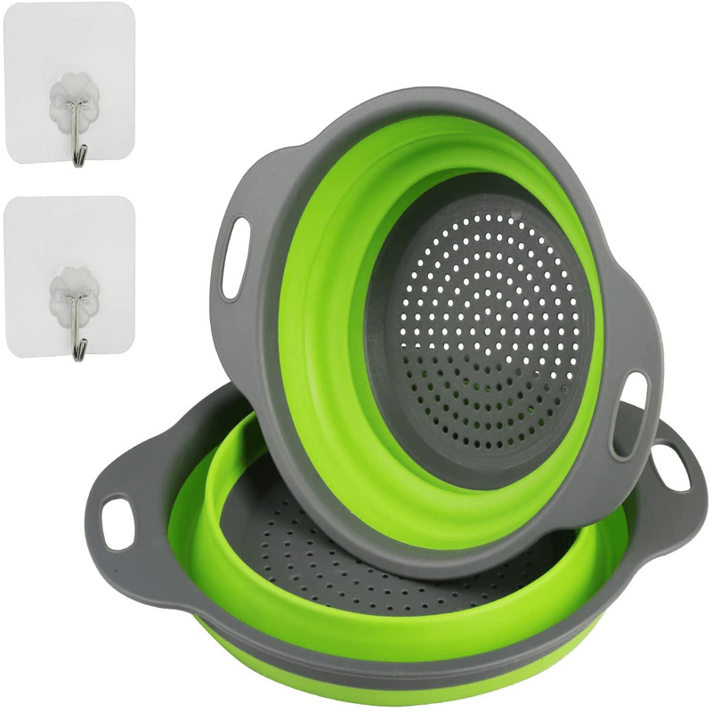 Foldable silicone filter baskets