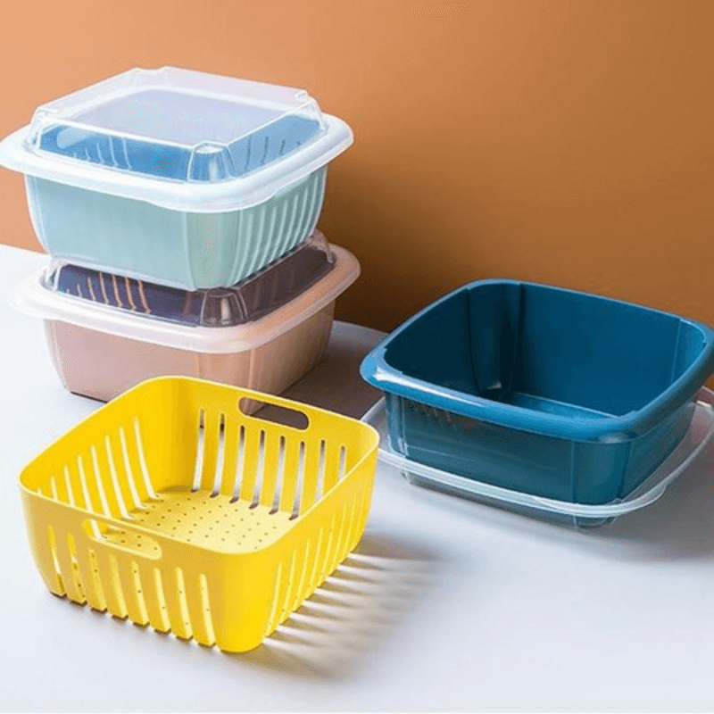 3-in-1 drain storage box