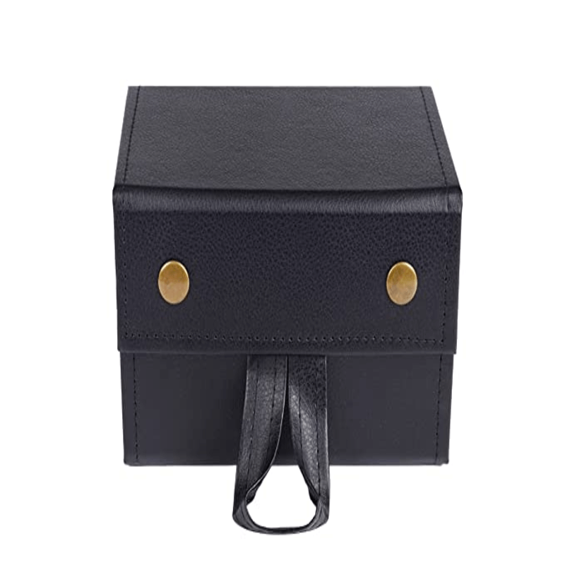 Leather 4 slot sun glasses organizer