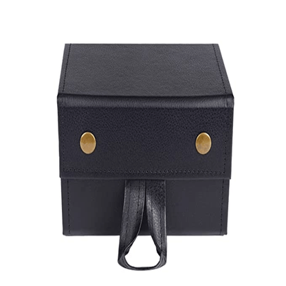 Leather 4 slot sun glasses organizer