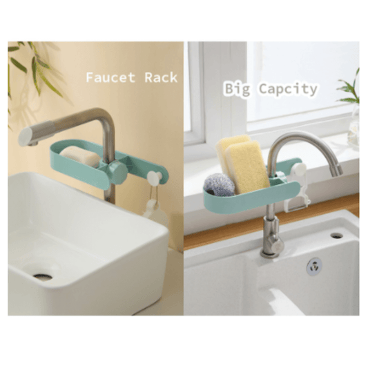Faucet hook storage rack