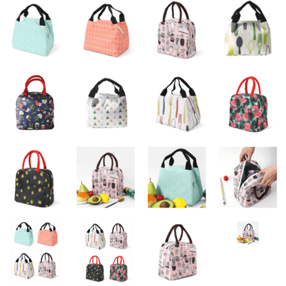 Collapsible insulated lunch bag