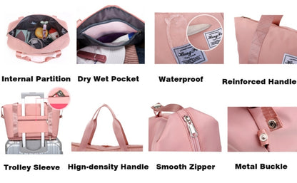 Expandable oxford pillow bag