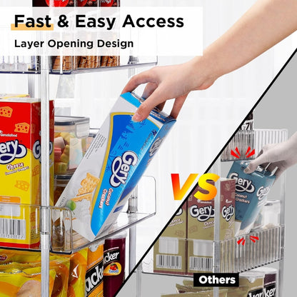 Luxury acrylic 4tier trolly