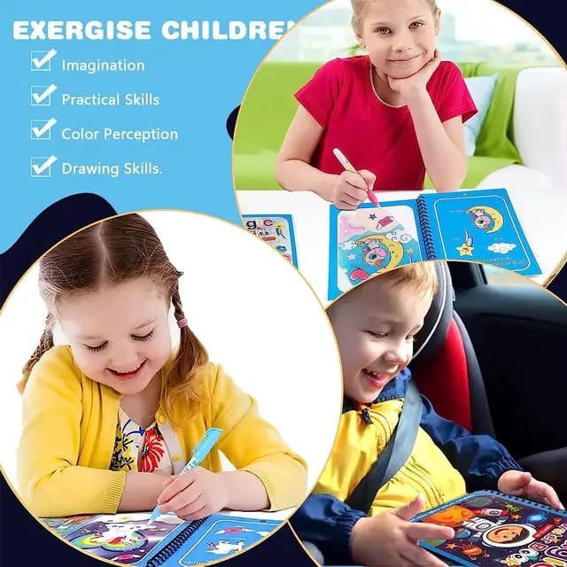 Magic water drawing book