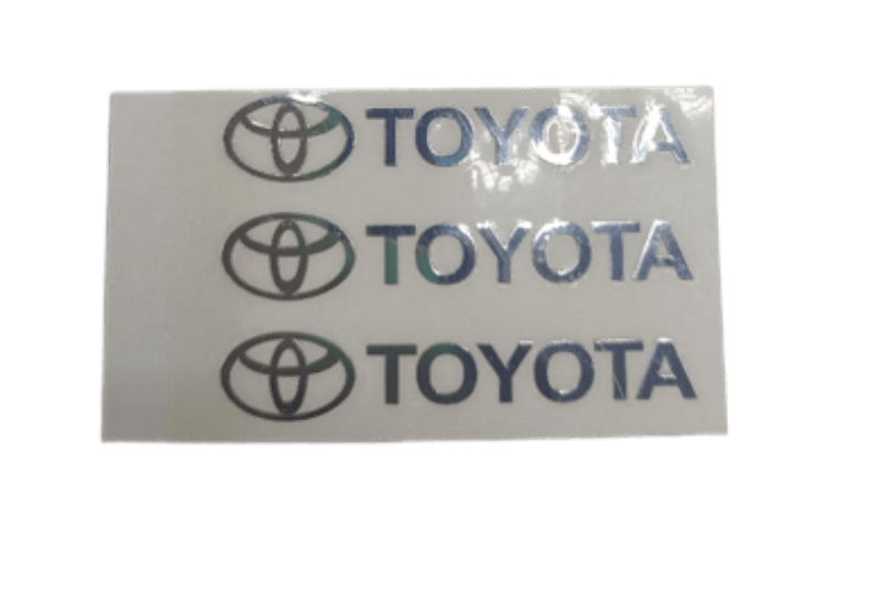 Car emblem stickers pack of 3