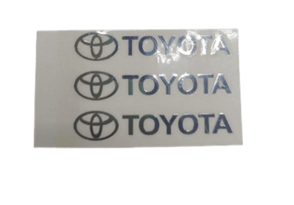 Car emblem stickers pack of 3