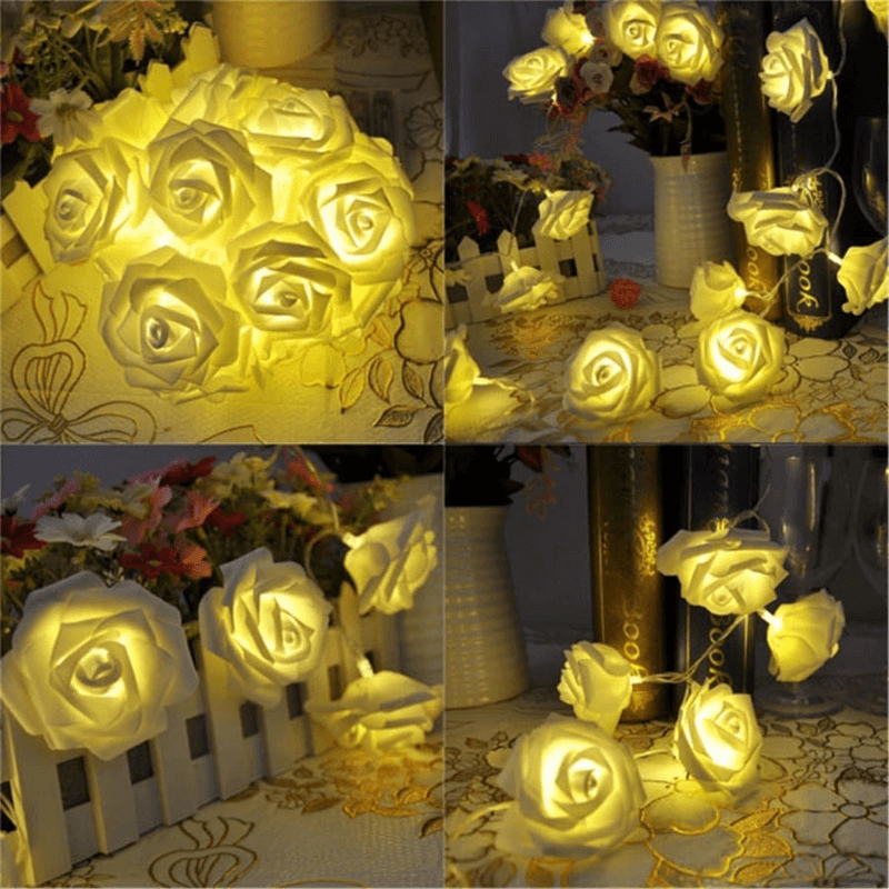 20 led string flowers