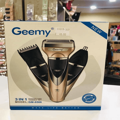 Geemy hair trimmer 3 in 1 trimmer gm-6582