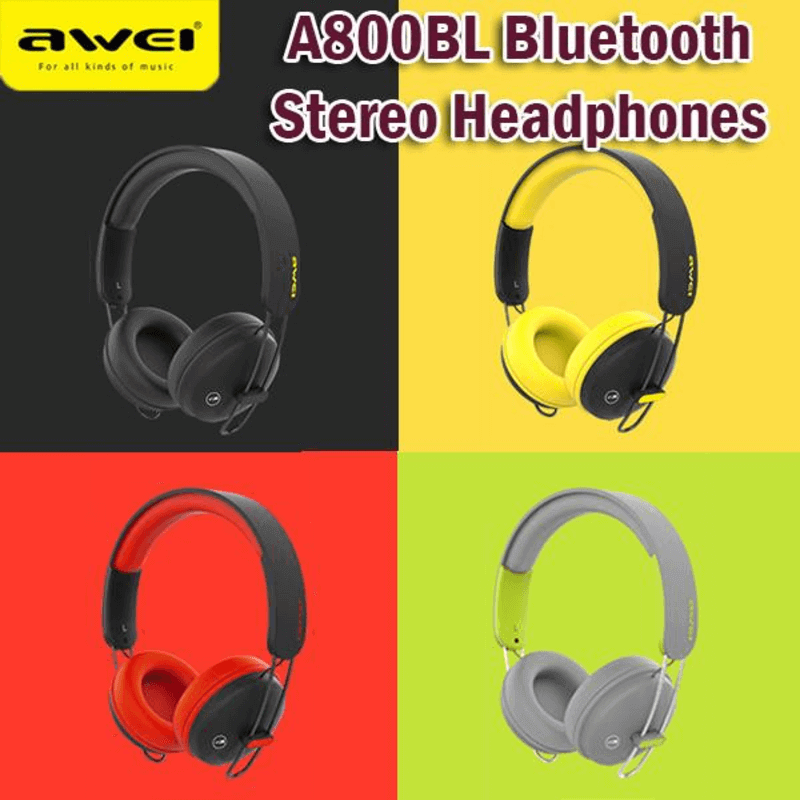 Awei a800bl bluetooth headphones headset