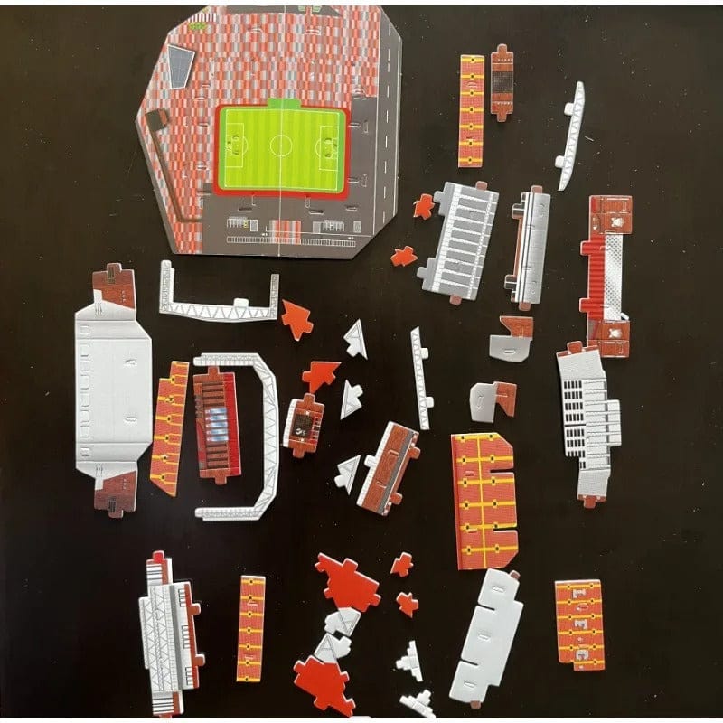 3d puzzle soccer stadium model