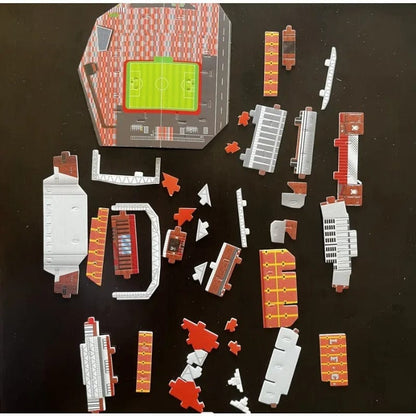 3d puzzle soccer stadium model