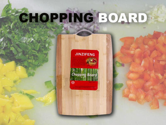Wooden kitchen chopping cutting board with handle