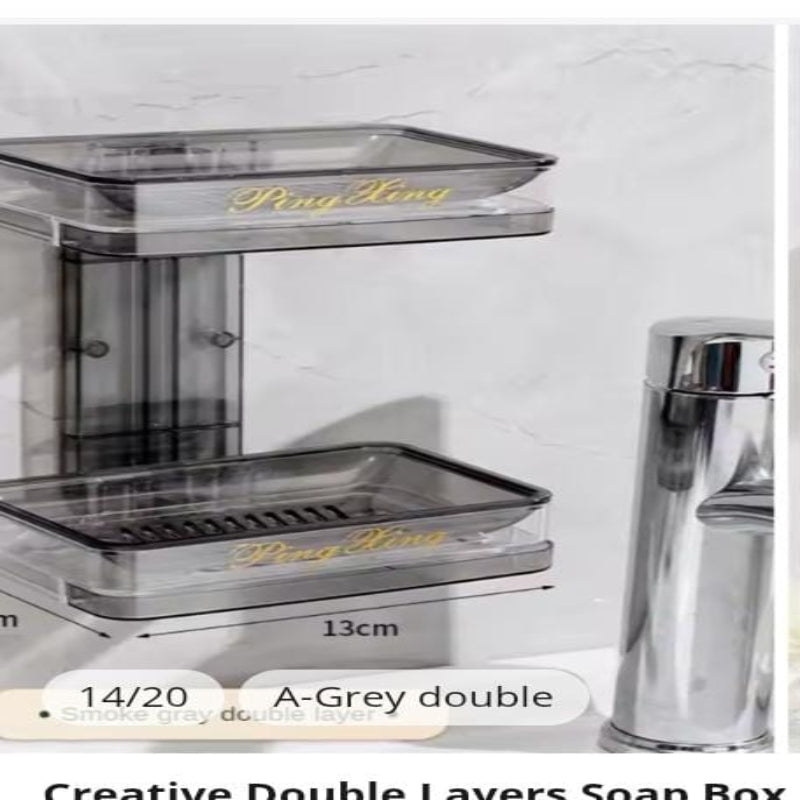 Creative Double Layers Soap Box