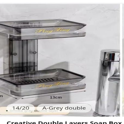 Creative Double Layers Soap Box