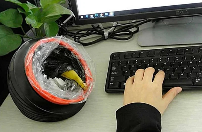 Foldable bucket portable storage mini trash can