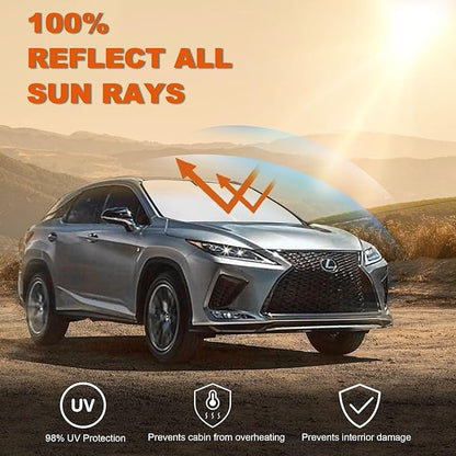 Car Windshield Sun Shade UV Rays Blocker Front Window Heat Protection - Prozone