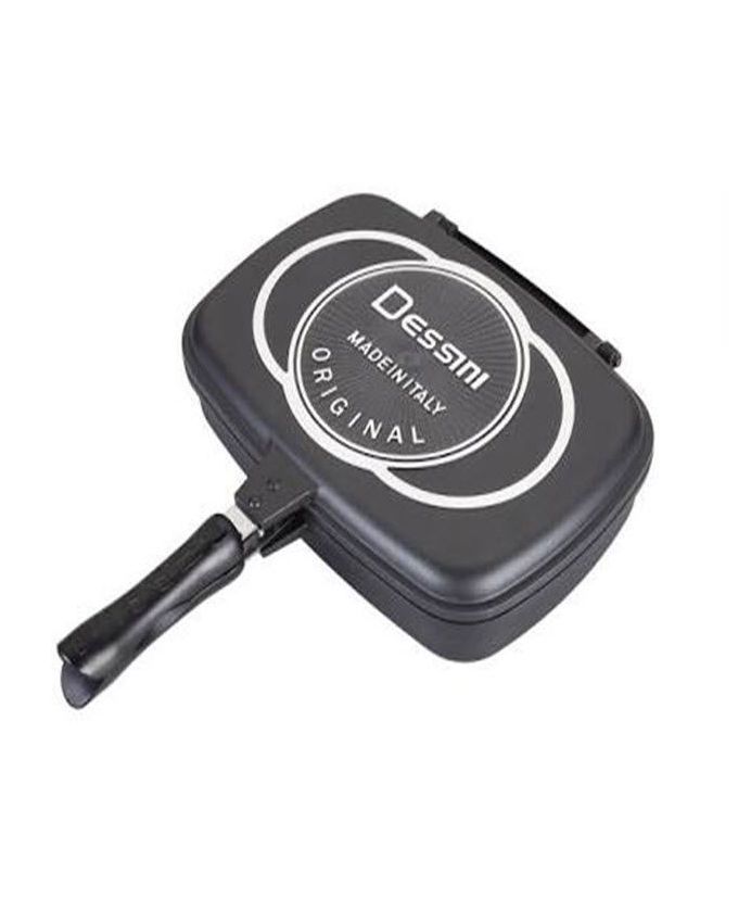 ceramic coated double sided fry pan