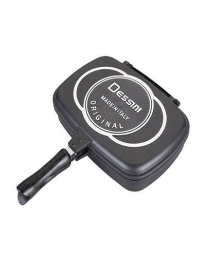 ceramic coated double sided fry pan