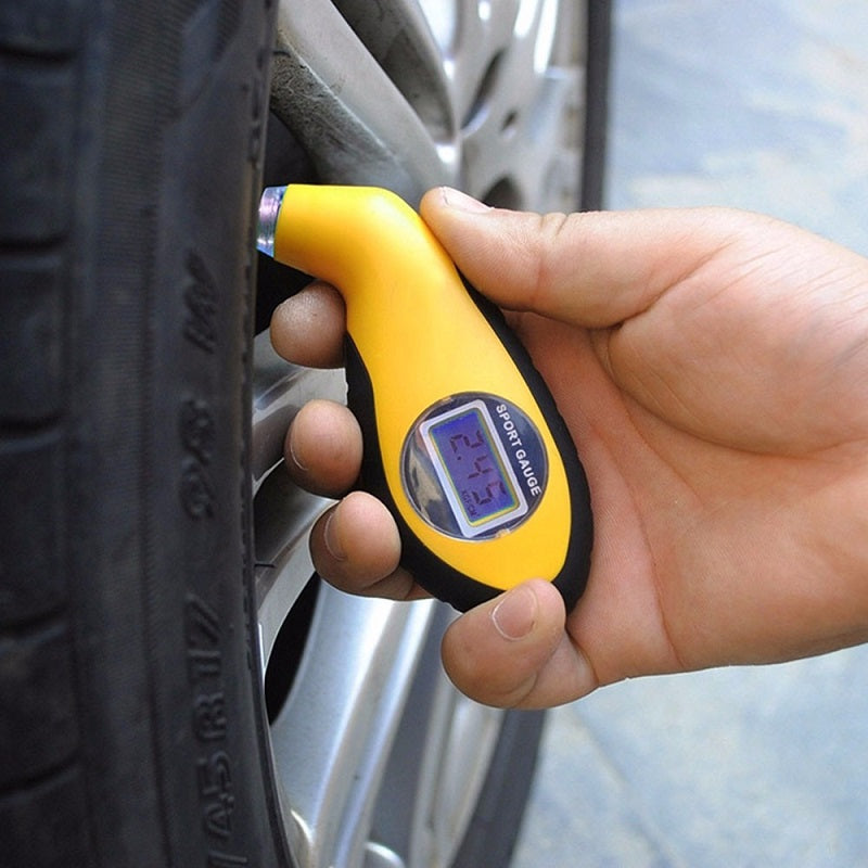 Digital LCD Car Tire Tyre Air Pressure Gauge Meter