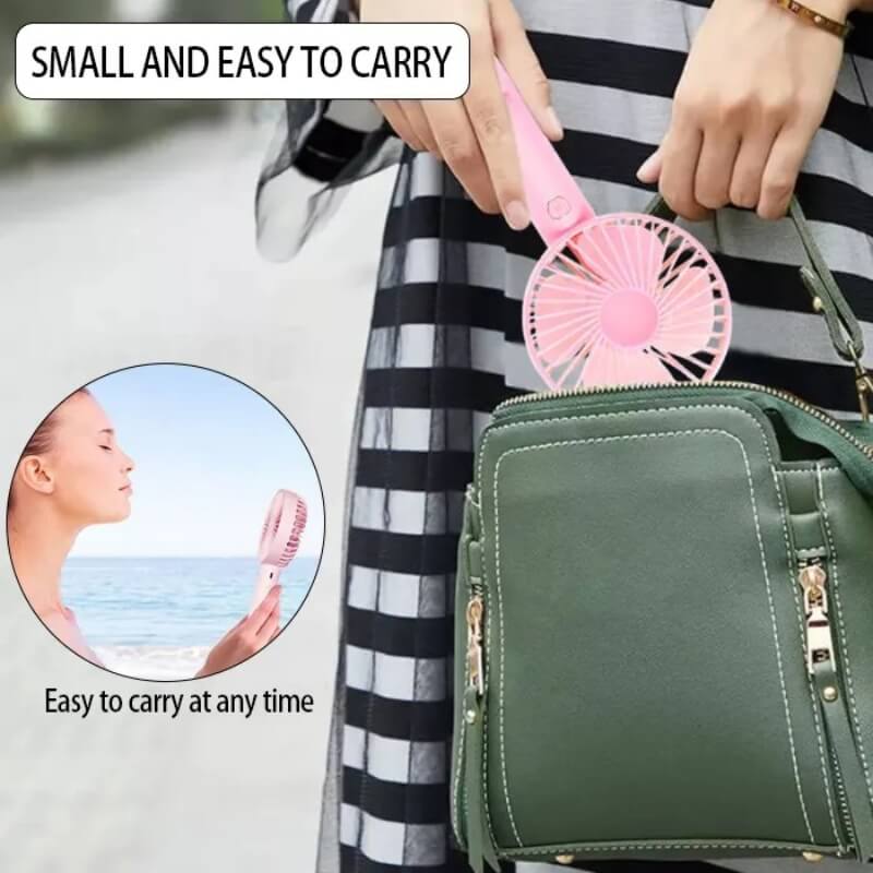Usb mini handheld fan cooler portable small charging fan