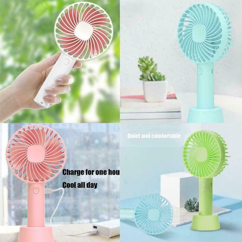 Usb mini handheld fan cooler portable small charging fan