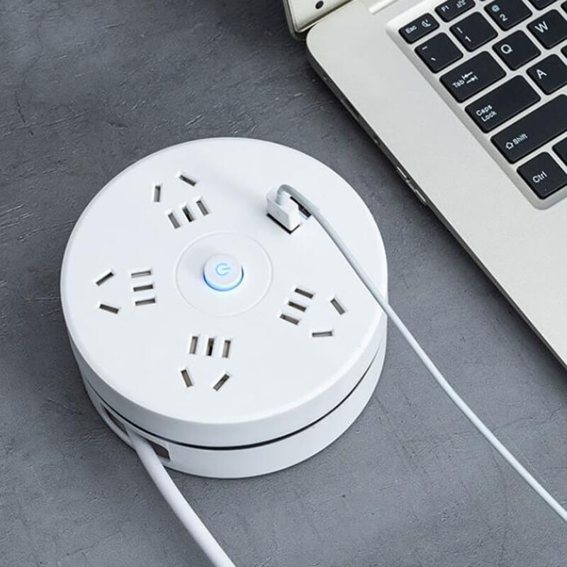 16.5 feet long electrical foldable extension 3 usb socket