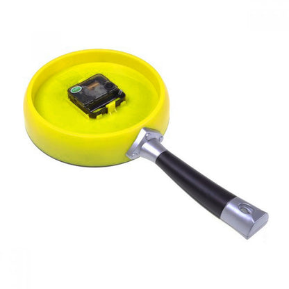Frying pan kitchen wall clock