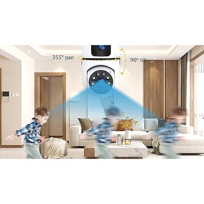 Smart bulb 2 lens camera for Home Surveillance