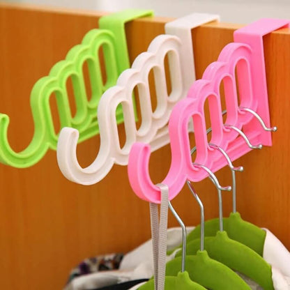 2pcs multifunctional wardrobe hanging mini hook hanger