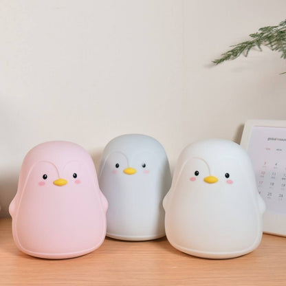 cute penguin led touch lamp