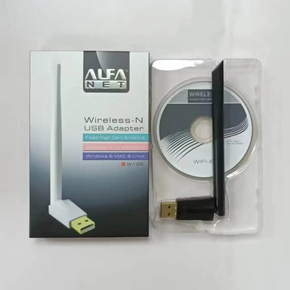 Alfa wifi usb w113 3dbi mt 7601 anteena adapter