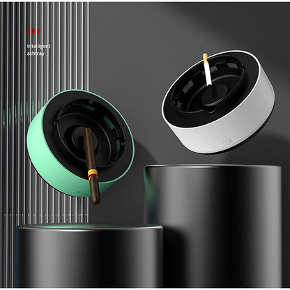 Portable smokeless air purifier ashtray