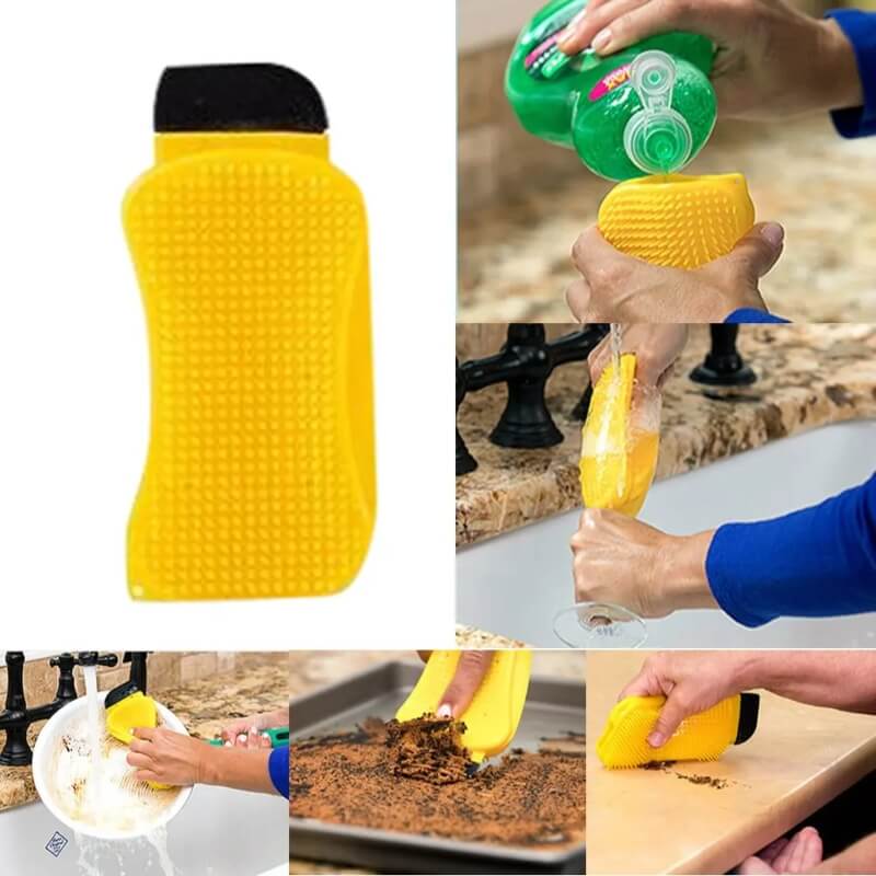 3 in 1 silicone sponge