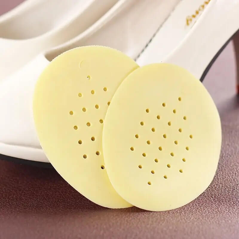 Pair of women shoes cushion foot inserts silicone heel pad