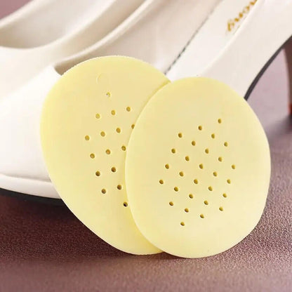 Pair of women shoes cushion foot inserts silicone heel pad